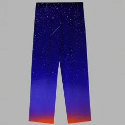 Online OUKU Men's Ombre Dress Pants Mid Waist Business Casual Wedding Dailywear Pocket Straight Leg Trousers Summer Spring Fall Black Blue Dark Blue