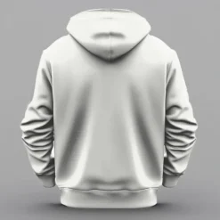 Hot OUKU Men's Optical Illusion Jesus Hoodies Sweatshirt Fashion Cool Long Sleeve Crew Neck Holiday Streetwear Drawstring Fall Winter Designer White