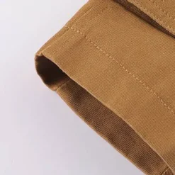 Discount OUKU Men's Outdoor Daily Wear Warm Button Pocket Fall Winter Plain Fashion Streetwear Hooded Regular Black Brown Beige Jacket