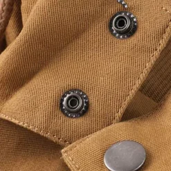 Discount OUKU Men's Outdoor Daily Wear Warm Button Pocket Fall Winter Plain Fashion Streetwear Hooded Regular Black Brown Beige Jacket