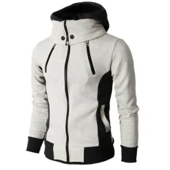 Outlet OUKU Men's Outdoor Jacket Winter Coat Winter Jacket Sports Outdoor Daily Wear Fall Winter Solid Color Regular Dark Gray Grey Jacket