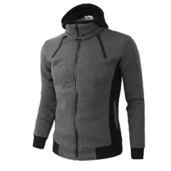 Outlet OUKU Men's Outdoor Jacket Winter Coat Winter Jacket Sports Outdoor Daily Wear Fall Winter Solid Color Regular Dark Gray Grey Jacket