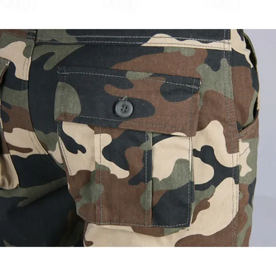 Sale OUKU Men's Outdoor Pants Cargo Pants Hiking Pants Trousers Military Camouflage Outdoor Regular Fit Waterproof Breathable Quick Dry Pants / Trousers Forest Green Black+Grey Cotton Hunting Climbing Camping