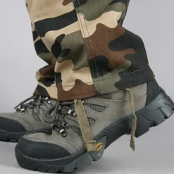 Sale OUKU Men's Outdoor Pants Cargo Pants Hiking Pants Trousers Military Camouflage Outdoor Regular Fit Waterproof Breathable Quick Dry Pants / Trousers Forest Green Black+Grey Cotton Hunting Climbing Camping