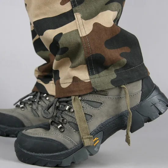 Sale OUKU Men's Outdoor Pants Cargo Pants Hiking Pants Trousers Military Camouflage Outdoor Regular Fit Waterproof Breathable Quick Dry Pants / Trousers Forest Green Black+Grey Cotton Hunting Climbing Camping