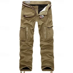 OUKU Men's Outdoor Pants Cargo Pants Hiking Pants Trousers Military Outdoor Regular Fit Warm Breathable Pants / Trousers Black Army Green Hunting Climbing Camping / Hiking / Caving 28 29 30 31 32