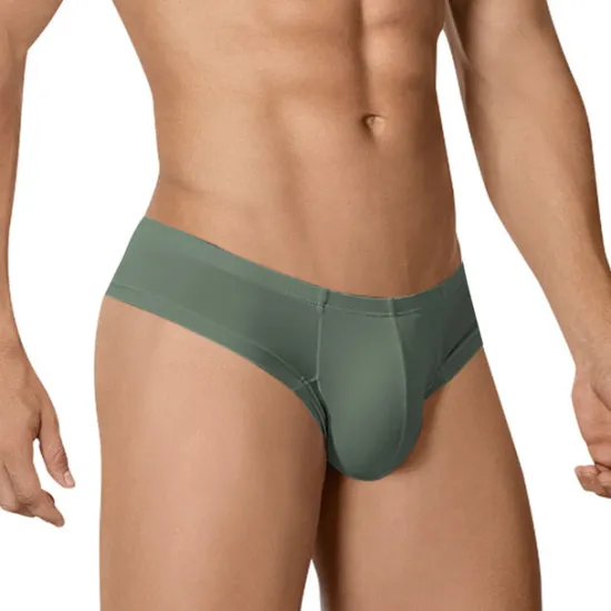 Online OUKU Men's 1pack Boxers Underwear Basic Polyester Pure Color Low Waist Black White