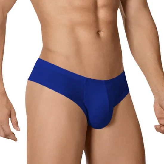 Online OUKU Men's 1pack Boxers Underwear Basic Polyester Pure Color Low Waist Black White