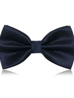 Clearance OUKU Men's Party Work Bow Tie - Plaid 1 PC Formal bow tie male solid color marriage bow ties for men butterfly cravat bowtie butterflies Gentlemen Tuxedo Classic Pure Color Party