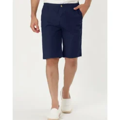 OUKU Men's Pink Shorts Shorts Chino Shorts Dress Shorts Bermuda shorts Pocket Plain Comfort Breathable Outdoor Daily Going out Fashion Casual Black Pink