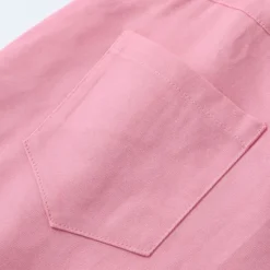Hot OUKU Men's Pink Shorts Shorts Summer Shorts Casual Shorts Buttons Front Pocket Plain Comfort Breathable Short Casual Daily Holiday Fashion Designer Black White