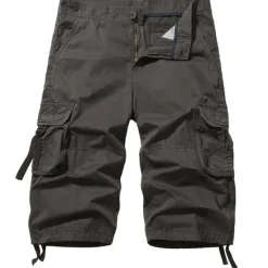 New OUKU Men's Pink Shorts Tactical Shorts Cargo Shorts Capri Pants Drawstring Flap Pocket Plain Comfort Breathable Outdoor Daily Going out Fashion Streetwear Black Pink