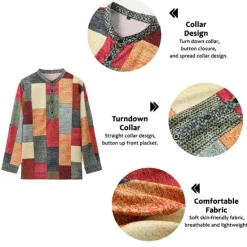 Outlet OUKU Men's Plaid / Check Patchwork Geometric Pattern Shirt Button Up Shirt Long Sleeve Fashion Streetwear Designer Casual Going out Summer Spring Fall Stand Collar Print Khaki+Khaki Black White Yellow