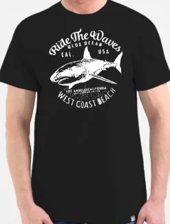 Discount OUKU Men's Plus Size Big Tall T shirt Tee Tee Crewneck Black White Navy Blue Short Sleeves Outdoor Going out Print Letter Fish Clothing Apparel Cotton Blend Streetwear Stylish Casual