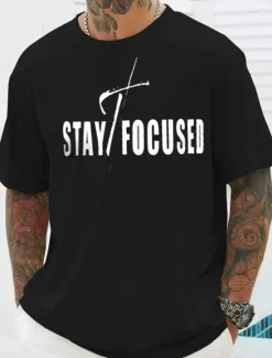 Clearance OUKU Men's Plus Size Big Tall T shirt Tee Tee Crewneck Black White Navy Blue Short Sleeves Outdoor Going out Print Graphic Prints Quotes & Sayings Clothing Apparel Cotton Blend Streetwear Stylish Casual