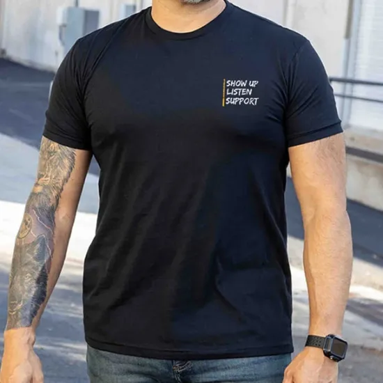 Sale OUKU Men's Plus Size Big Tall T shirt Tee Tee Crewneck Black Dark Blue Short Sleeves Outdoor Going out Sports Tops Print Basic Graphic Letter Clothing Apparel Cotton Blend Streetwear Stylish Casual