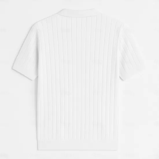 Discount OUKU Men's Polo Knit Polo Sweater Business Casual V Neck Short Sleeve Formal Solid Color Novelty Summer All Seasons Light Blue Light Khaki Black White Army Green Coffee Polo