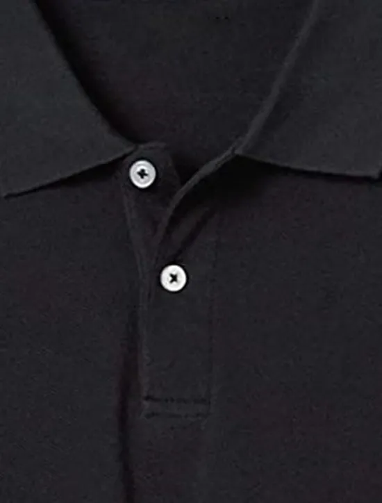 New OUKU Men's Polo Shirt Cotton Polo Shirt Outdoor Casual Polo Collar Long Sleeve Casual Comfortable Solid Color Plain Button Front Button-Down Spring Fall Regular Fit Black White Yellow Pink Navy Blue Blue