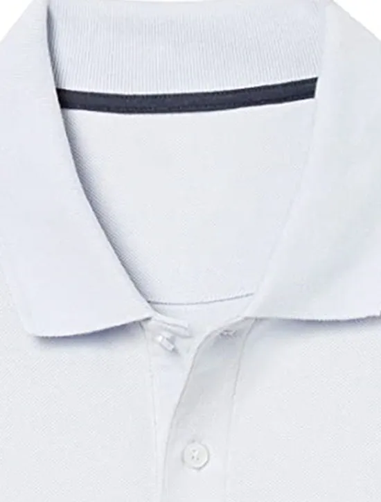 New OUKU Men's Polo Shirt Cotton Polo Shirt Outdoor Casual Polo Collar Long Sleeve Casual Comfortable Solid Color Plain Button Front Button-Down Spring Fall Regular Fit Black White Yellow Pink Navy Blue Blue