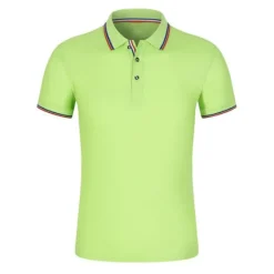 New OUKU Men's Polo Shirt Golf Shirt Casual Holiday Lapel Short Sleeve Fashion Basic Plain Button Summer Slim Fit Apple Green Azure Wine Sapphire White Yellow Polo Shirt