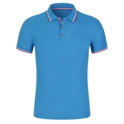 New OUKU Men's Polo Shirt Golf Shirt Casual Holiday Lapel Short Sleeve Fashion Basic Plain Button Summer Slim Fit Apple Green Azure Wine Sapphire White Yellow Polo Shirt