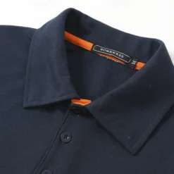 Clearance OUKU Men's Polo Shirt Golf Shirt Work Casual Lapel Ribbed Polo Collar Short Sleeve Basic Modern Color Block Button Spring & Summer Regular Fit Black Turquoise Yellow Navy Blue Royal Blue Polo Shirt