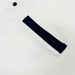 Hot OUKU Men's Polo Shirt Golf Shirt Casual Sports Lapel Short Sleeve Fashion Basic Color Block Patchwork Front Pocket Summer Regular Fit Dark red White Navy Blue Sky Blue Grey Polo Shirt