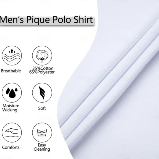 Clearance OUKU Men's Polo Shirts Golf Shirt Casual Sports Lapel Short Sleeve Fashion Basic Color Block Patchwork Front Pocket Summer Regular Fit White Red Navy Blue Blue Gray Polo Shirts