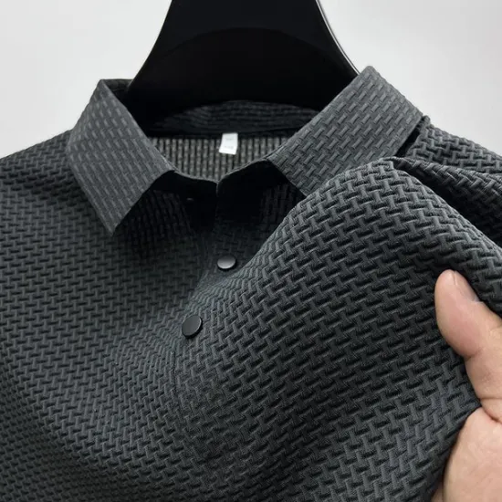 Hot OUKU Men's Polo Shirts Golf Shirt Casual Holiday Classic Short Sleeve Fashion Basic Plain Buttons Summer Regular Fit Navy Black White Yellow Green Dark Blue Polo Shirts