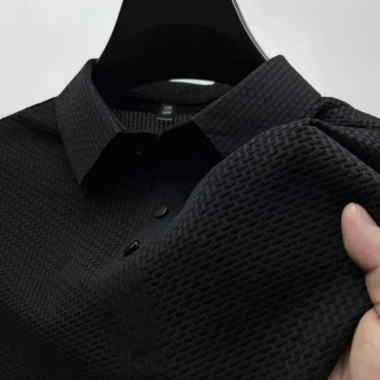 Hot OUKU Men's Polo Shirts Golf Shirt Casual Holiday Classic Short Sleeve Fashion Basic Plain Buttons Summer Regular Fit Navy Black White Yellow Green Dark Blue Polo Shirts