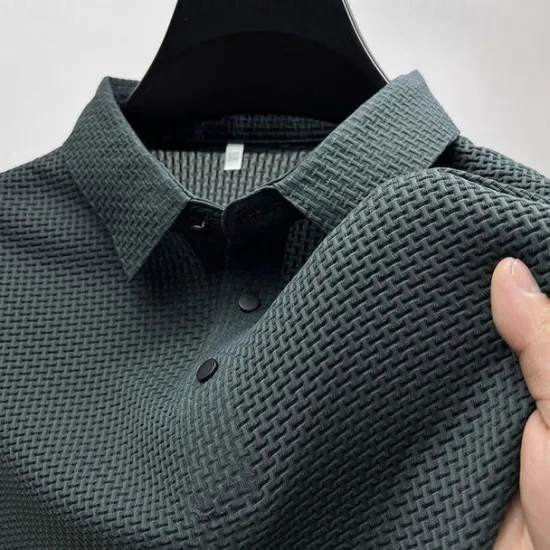 Hot OUKU Men's Polo Shirts Golf Shirt Casual Holiday Classic Short Sleeve Fashion Basic Plain Buttons Summer Regular Fit Navy Black White Yellow Green Dark Blue Polo Shirts