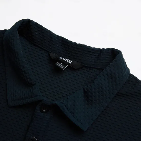 Hot OUKU Men's Polo Shirts Golf Shirt Casual Holiday Classic Short Sleeve Fashion Basic Plain Buttons Summer Regular Fit Navy Black White Yellow Green Dark Blue Polo Shirts