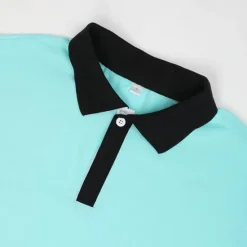 Best OUKU Men's Polo Shirts Sports Polo Shirts Casual Sports Ribbed Polo Collar Short Sleeve Fashion Basic Solid Color Classic Style Summer Regular Fit Black White Light Green Red Light Blue Polo Shirts