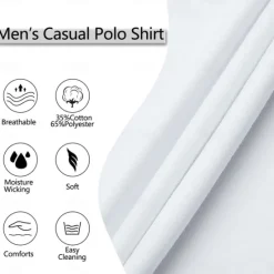 Best OUKU Men's Polo Shirts Sports Polo Shirts Casual Sports Ribbed Polo Collar Short Sleeve Fashion Basic Solid Color Classic Style Summer Regular Fit Black White Light Green Red Light Blue Polo Shirts