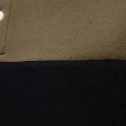 Sale OUKU Men's Polo Sweatshirt Yellow Army Green Red Blue Green Lapel Color Block Casual Daily Sports Casual Spring & Fall Clothing Apparel Hoodies Sweatshirts Long Sleeve