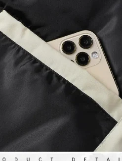 Outlet OUKU Men's Puffer Jacket Padded Pocket Color Block Party Christmas Outdoor Regular Neutral Fashion Daily Winter Solid Color Black White Purple Green Puffer Jacket