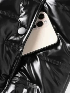 Clearance OUKU Men's Puffer Jacket Quilted Jacket Hoodie Jacket Cardigan Slim Fit Casual Daily Regular Casual Daily Trendy Waterproof Windproof Warm Fall Winter Solid Color Silver Black Puffer Jacket