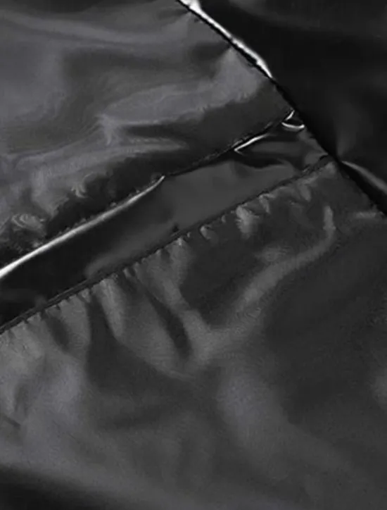 Clearance OUKU Men's Puffer Jacket Quilted Jacket Hoodie Jacket Cardigan Slim Fit Casual Daily Regular Casual Daily Trendy Waterproof Windproof Warm Fall Winter Solid Color Silver Black Puffer Jacket