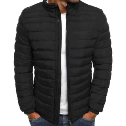 New OUKU Men's Puffer Jacket Transition Jacket Outdoor Classic Spring & Fall Polyester Windproof Lightweight Solid Color Light Blue Navy Big red Grass Green Vest