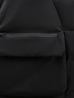 Hot OUKU Men's Puffer Vest Daily Casual Spring & Fall Pocket Polyester Comfortable Solid Color Pullover Regular Fit Black Gray Vest