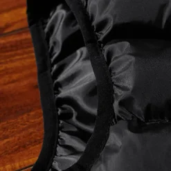 Online OUKU Men's Puffer Vest Daily Wear Vacation Going out Fashion Basic Spring & Fall Zipper Polyester Comfortable Plain Zipper Stand Collar Regular Fit Dark Yellow Deep Green Wine Black Vest