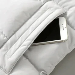 Best OUKU Men's Puffer Vest Hoodie Vest Padded Gilet Quilted Vest Daily Date Vacation Fashion Casual Fall & Winter Pocket Detachable Hood Polyester Warm Comfortable Solid Color Buttoned Front Hooded Regular Fit