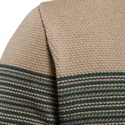 Outlet OUKU Men's Pullover Sweater Jumper Knit Ombre Crew Neck Knitwear Elegant Christmas Outdoor Clothing Apparel Fall Winter Dark Green Orange S M L