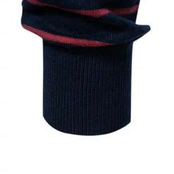 Outlet OUKU Men's Pullover Sweater Jumper Ribbed Knit Regular Tops Color Block Striped Crew Neck Knitwear Daily Outdoor Vacation Clothing Apparel Spring Fall Wine Navy Blue S M L
