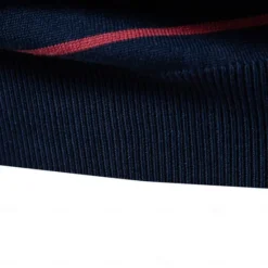 Outlet OUKU Men's Pullover Sweater Jumper Ribbed Knit Regular Tops Color Block Striped Crew Neck Knitwear Daily Outdoor Vacation Clothing Apparel Spring Fall Wine Navy Blue S M L