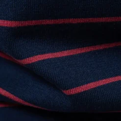 Outlet OUKU Men's Pullover Sweater Jumper Ribbed Knit Regular Tops Color Block Striped Crew Neck Knitwear Daily Outdoor Vacation Clothing Apparel Spring Fall Wine Navy Blue S M L