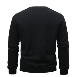 New OUKU Men's Pullover Wine Red Black Light Green Army Green Blue Round Neck Plain Sports & Outdoor Sports Streetwear non-printing Designer Basic Casual Winter Clothing Apparel Hoodies Sweatshirts