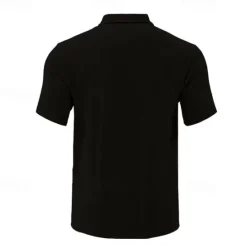 Outlet OUKU Men's Quarter Zip Polo Golf Shirt Daily Holiday Quarter Zip Short Sleeve Fashion Basic Plain Summer Regular Fit Black White Wine Navy Blue Khaki Quarter Zip Polo