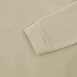 New OUKU Men's Quarter Zip Polo Golf Shirt Daily Holiday Quarter Zip Long Sleeve Fashion Modern Plain Spring & Fall Regular Fit Black White Wine Red Camel Light Grey Quarter Zip Polo