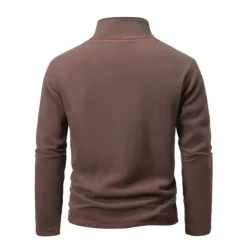 New OUKU Men's Quarter Zip Sweatshirt Black White Blue Green Dark Gray Standing Collar Plain Sports & Outdoor Sports Streetwear non-printing Designer Basic Casual Winter Clothing Apparel Hoodies Sweatshirts
